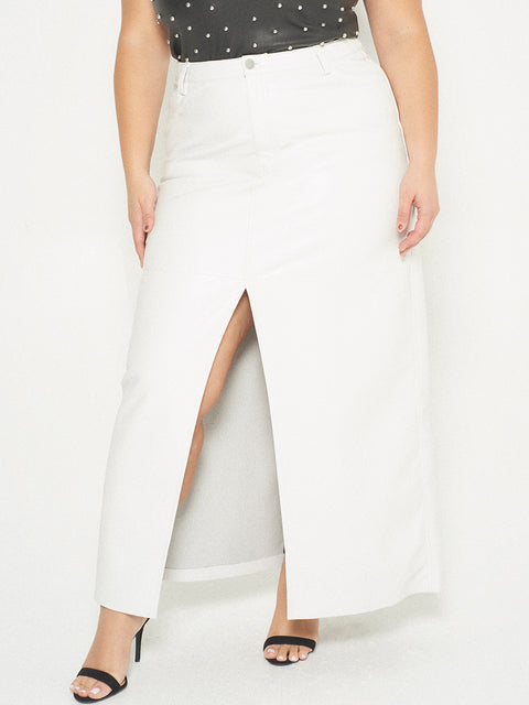 CURVE IMOGEN RECYCLED LEATHER SKIRT