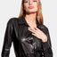 LA NUIT LEATHER BLOUSE