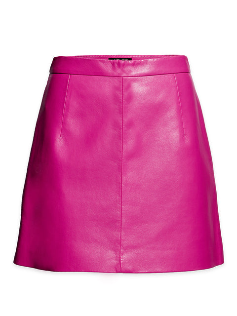 DALLAS RECYCLED LEATHER SKIRT