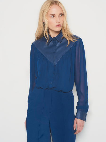 トップス theory lux Marvine Jenna Blouse JENNA BLOUSE – AS by DF