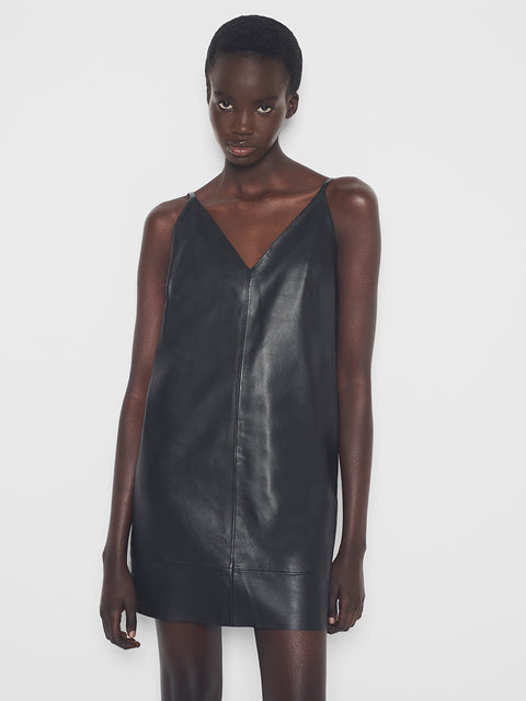 RYDER UPCYCLED LEATHER DRESS