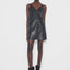 RYDER UPCYCLED LEATHER DRESS