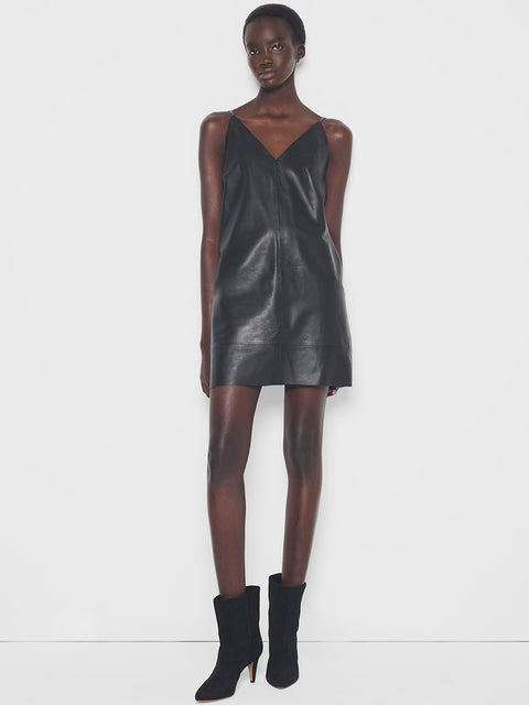 CURVE RYDER UPCYCLED LEATHER DRESS
