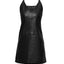 RYDER UPCYCLED LEATHER DRESS