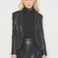 CURVE DENISE UPCYCLED TAILORD LEATHER BLAZER