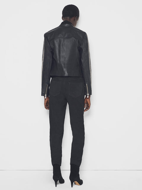 CURVE RYDER UPCYCLED LEATHER JACKET