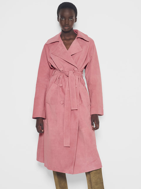 CANDY SUPERSUEDE TRENCH COAT