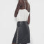 RYDER UPCYCLED LEATHER SKIRT
