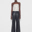 TELL ME LIES RECYCLED LEATHER TROUSER