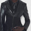 AMOUR RECYCLED LEATHER BLAZER