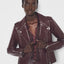 CINDY RECYCLED LEATHER JACKET