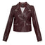 CINDY RECYCLED LEATHER JACKET