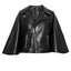 FAITH RECYCLED LEATHER MOTO CAPE