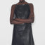 FAITH RECYCLED LEATHER DRESS