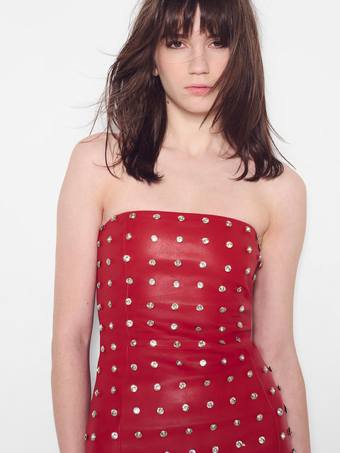 IMMORTAL STRETCH LEATHER DRESS