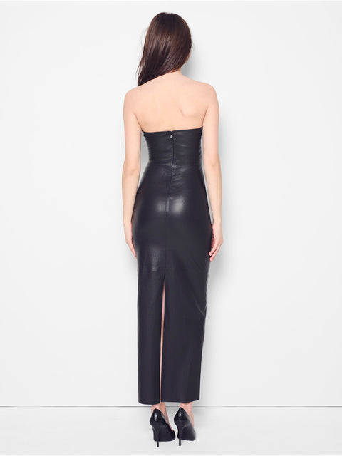 VENUS STRETCH LEATHER DRESS