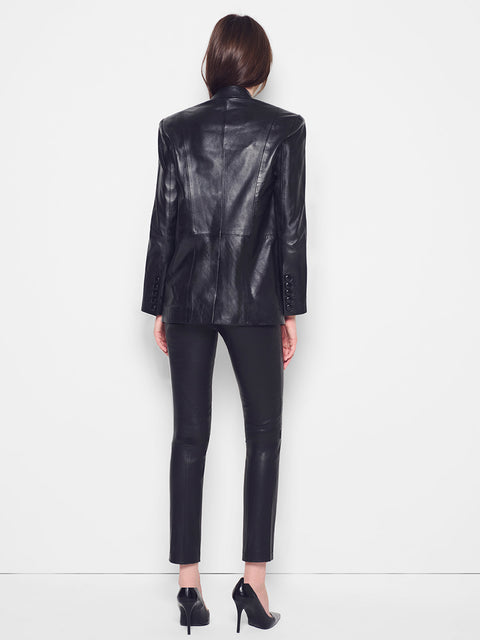 HUNTRESS LEATHER BOYFRIEND BLAZER