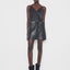RYDER UPCYCLED LEATHER DRESS