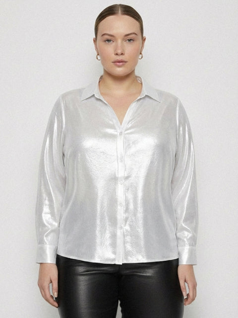 CURVE FROSTED BLOUSE