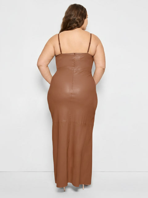 CURVE APHRODITE STRETCH LEATHER DRESS