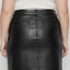 CURVE RYDER UPCYCLED LEATHER SKIRT