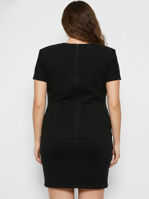 CURVE FORTUNA STRETCH SUEDE DRESS