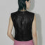 BLAZE RECYCLED LEATHER TEE - AS by DF