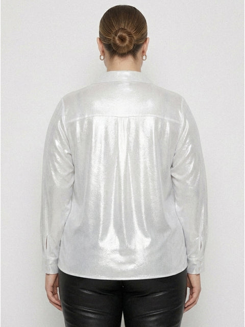 CURVE FROSTED BLOUSE