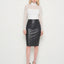 PORT ELIZABETH RECYCLED LEATHER SKIRT - AS by DF