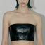 CURVE MAGRA RECYCLED LEATHER TOP - AS by DF