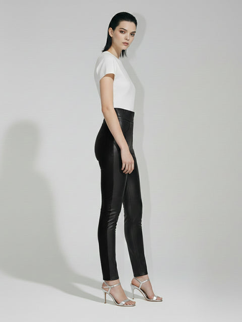 GIGI STRETCH LEATHER LEGGINGS - AS by DF