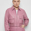 CURVE FLORENCE UPCYCLED LEATHER BOMBER JACKET