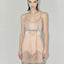 CHAMPAGNE BEADED WATERFALL DRESS - AS by DF
