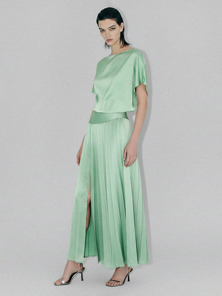 MATCHA PLEATED SKIRT – AS by DF