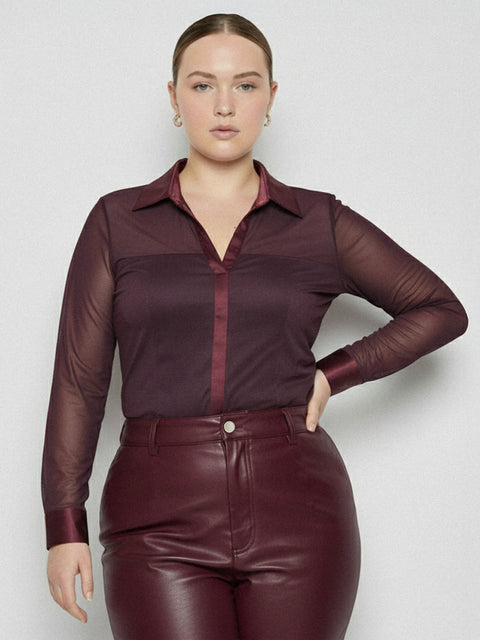 CURVE ESCAPADE STRETCH BLOUSE