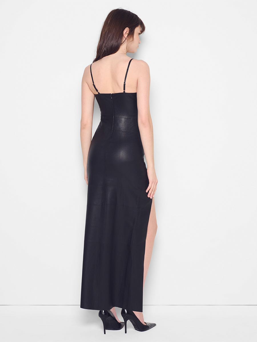 APHRODITE STRETCH LEATHER DRESS – AS by DF