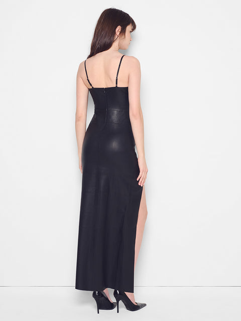 APHRODITE STRETCH LEATHER DRESS - AS by DF