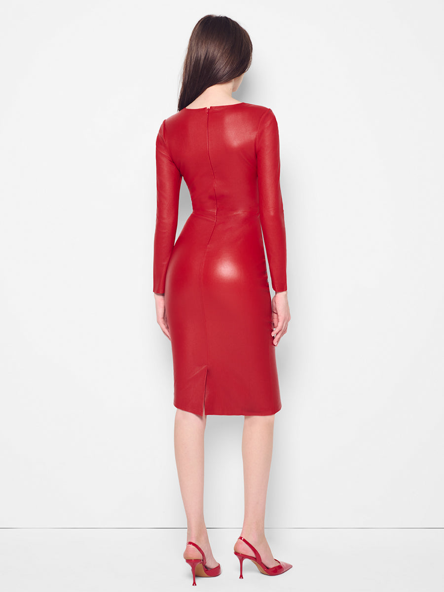 MRS. SMITH STRETCH LEATHER DRESS – AS by DF