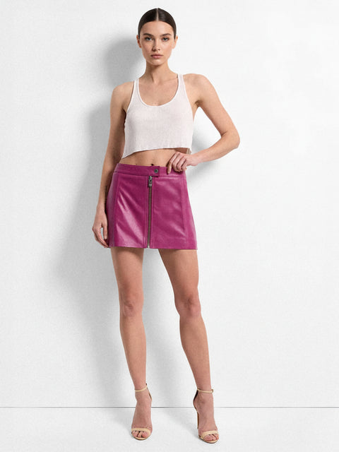 JEREMIAH UPCYCLED LEATHER MINI