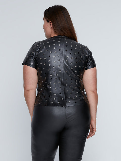 CURVE JUDE RECYCLED LEATHER TEE