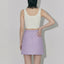 NICO RECYCLED LEATHER SKIRT - AS by DF
