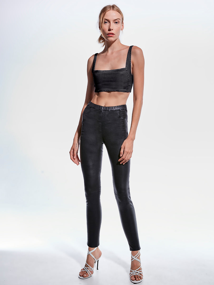 KENNY STRETCH LEATHER LEGGINGS – AS by DF