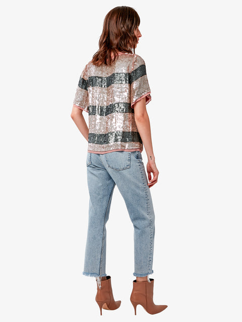 THE SEQUIN RUGBY TEE