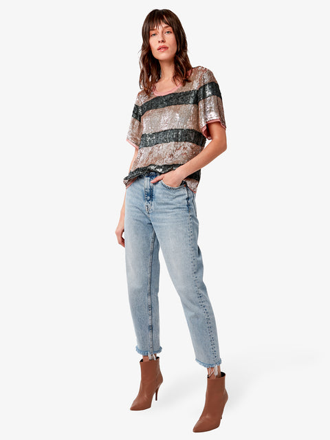 THE SEQUIN RUGBY TEE