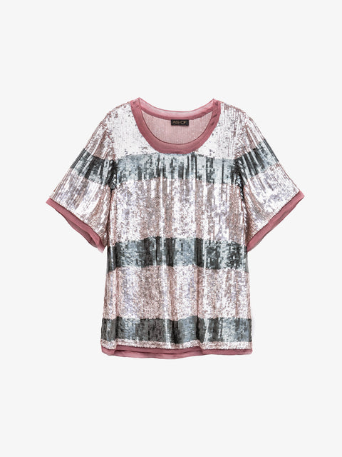 THE SEQUIN RUGBY TEE