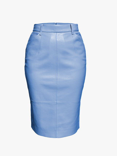 BECCA RECYCLED LEATHER SKIRT