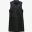 CRAWFORD RECYCLED LEATHER SHIFTDRESS