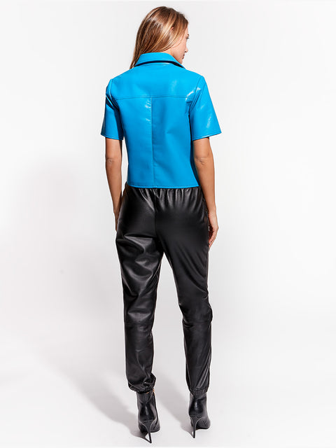 MOJAVE RECYCLED LEATHER TOP