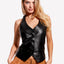 HAILEY RECYCLED LEATHER VEST - AS by DF