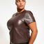 CURVE NEW GUARD RECYCLED LEATHER TEE